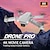 cheap RC Drone-E88Pro Foldable GPS drone with 4K Ultra HD camera Adult quadcopter brushless motor automatic return home Follow Me 52 min flight time remote control range including carry bag