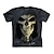 cheap Skull &amp; Bone-Men&#039;s T shirt Tee Tee Graphic Skulls Crew Neck Clothing Apparel 3D Print Outdoor Casual Short Sleeve Print Vintage Fashion Designer
