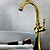 cheap Classical-Bathroom Sink Faucet,FaucetSet Antique Brass Vessel One Hole Single Handle One Hole Bath Taps with Hot and Cold Switch
