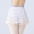 billige Danseøvelse-åndbar ballet activewear nederdele tryk broderi ruching kvinders træningspræstation høj polyester