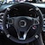 Недорогие Чехлы на руль-Универсальный чехол на руль автомобиля starfire Four Seasons, 37-38 см, кожаный, цветной, с вышивкой, с бриллиантами, эластичный чехол на руль