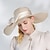 billige Partyhatter-elegante bryllup polyester hatter med sash / bånd / sateng sløyfe 1 stk bryllup / fest / kveld hodeplagg