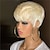 abordables Perruques Synthétiques Sans Bonnet-coupe de cheveux courte de lutin perruques courtes synthétiques pour les femmes noires coiffures courtes pour les femmes perruque cheveux courts