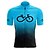 cheap Cycling Jerseys-21Grams Men&#039;s Cycling Jersey Short Sleeve Bike Top with 3 Rear Pockets Mountain Bike MTB Road Bike Cycling Breathable Quick Dry Moisture Wicking Reflective Strips Black Yellow Dark Blue Graphic