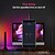 abordables Lumières intelligentes-Barre lumineuse LED intelligente WiFi APP Bluetooth RGB lumière d&#039;atmosphère synchronisation musicale 12 modes décoration mur TV salle de jeu lumière nocturne