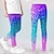 abordables bas 3d fille-Pantalons Leggings Fille Enfants Hiver Automne Actif Violet Fuchsia Animal Papillon Extérieur 3-12 ans / Le style mignon / Motifs 3D / Collants