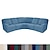 tanie Fotele z oparciem i leżanki-Pokrowiec na sofę w kształcie litery l rozkładany pokrowiec na sofę narożnik rozkładany rozkładany narzuta zmywalny (4 pokrowce na oparcia, 4 pokrowce na siedzenia, 1 pokrowiec na sofę Coner, 2