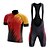 cheap Cycling Jersey &amp; Shorts / Pants Sets-21Grams Men&#039;s Cycling Jersey with Bib Shorts Short Sleeve Mountain Bike MTB Road Bike Cycling Red Stripes Bike Clothing Suit 3D Pad Breathable Quick Dry Moisture Wicking Back Pocket Polyester Spandex