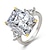 Χαμηλού Κόστους Δαχτυλίδια-Δαχτυλίδι Γάμου Γεωμετρική Λευκό Κίτρινο Ροζ Χαλκός Στρας Στυλάτο Απλός Πολυτέλεια 1 τεμ / Γυναικεία / Ένα σκουλαρίκι