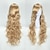 abordables Perruques de déguisement-perruque cosplay bouclés ondulés côté partie perruque faite à la machine 32 pouces cheveux synthétiques femmes anime cosplay creative blonde rouge blanc / partie halloween perruque