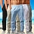 cheap Linen Pants-Men&#039;s Linen Pants Pants Trousers Trousers Beach Pants Pocket Drawstring Elastic Waistband Solid Color Comfort Breathable Daily Cotton Stylish Casual Daily Dark Khaki Light Khaki Micro-elastic