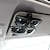 お買い得  車内収納-2個 車のサンバイザーサングラスホルダー 回転 薄いガラスに適しています メガネの落下を防ぎます プラスチック 用途 SUV トラック Van