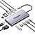 cheap USB Hubs &amp; Switches-QGeeM USB C Docking Station12 in 1 USB C Hub Laptop Docking Station Dual MonitorTriple Display USB Type C Dock with 4K Dual HDMIVGA100W PDEthernet4USBSD/TF Compatible with MacBook and Windows