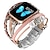 billige Apple Watch-bånd-Smykker armbånd Kompatibel med Apple Watch-klokkereim 38mm 40mm 41mm 42mm 44mm 45mm 49mm Luksus PU-lær Erstatningsklokkerem til iwatch Series Ultra 8 7 6 5 4 3 2 1 SE