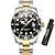levne Quartz hodinky-OLEVS Křemenný pro Muži Analogové Křemenný Nadměrná velikost Obchodní Luxus Voděodolné Kalendář Svítící Slitina Nerez