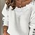 cheap Sweaters-Women&#039;s Pullover Sweater Jumper Jumper Ribbed Knit Button Lace Trims Crew Neck Pure Color Daily Going out Stylish Casual Winter Fall White S M L
