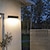 billige utendørs vegglamper-utendørs innendørs LED-vegglamper soverom aluminium vegglampe én font vegglampe ip65 85-265v 12/18/24 w