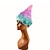 رخيصةأون باروكات تنكرية-حزب الخشخاش الاصطناعية troll wig princess glitter cosplay costume halloween flame wacky troll hair wig fits men women