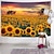 levne krajinářský gobelín-nástěnná tapiserie umělecká výzdoba deka záclona piknik ubrus zavěšení domácí ložnice obývací pokoj dekorace na koleji polyester slunečnice krása pohledy