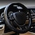 cheap Steering Wheel Covers-Gomass Car Steering Wheel Cover Anti-Slip Safety Soft Breathable Heavy Duty Thick  Car Medium Full Surround Sports Style