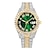 preiswerte Quarz-Uhren-Hip-Hop-Uhr, Herrenuhr, luxuriöse wasserdichte Markenuhren, Edelstahl, runde Uhr, Herren-Quarz-Armbanduhren, Geschenk für Freund