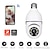 voordelige IP-netwerkcamera&#039;s voor binnen-led lamp licht hd 1080 p ip camera draadloze panoramische home security wifi smart lamp nachtzicht camera