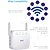cheap Wireless Routers-WiFi Extender Booster Repeater for Home and Outdoor Super Booster 1200Mbps WiFi 2.4 and 5GHz Dual Band WPS WiFi Signal Strong Penetrability 360° Coverage Supports Ethernet Port