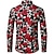 cheap Men&#039;s Graphic Shirts-Men&#039;s Shirt Graphic Shirt Rose Floral Turndown Black White Yellow Pink Wine 3D Print Outdoor Street Long Sleeve Print Button-Down Clothing Apparel Fashion Designer Casual Breathable