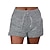 baratos Shorts De Yoga-shorts femininos com cordão para ioga, de secagem rápida, calça de corrida com elástico de cor sólida