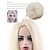 economico Parrucche dei personaggi dei film-Parrucche Cosplay Biondo Riccio Capelli Sintetici Lungo Parrucche Per donna Parrucche Per la festa