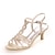 ieftine Pantofi de Mireasă-Pentru femei pantofi de nunta Cadouri de Valentin Petrecere Sandale de nunta Pantofi de mireasa Pantofi de domnișoară de onoare Toc Mic Vârf deschis Elegant minimalism Dulce Plimbare Satin Centură-T