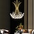זול נברשות-77 ס&quot;מ נברשות זיקוקים מודרניות 19 אורות קריסטל שן הארי נברשת תליון גופי תאורה ספוטניק עיצוב גלובוס אומנותי בסגנון נורדי סלון חדר שינה מסעדה עיצוב פרחים