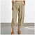 זול מכנסיים וחצאיות בסיסיים לנשים-מכנסי קז&#039;ואל רפויים במידות גדולות לנשים בצבע אחיד בתשע נקודות