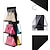 baratos Guarda-jóias &amp; Cosmética-bolsa dupla lateral dobrável com 6 bolsos suspensa bolsa de armazenamento bolsa organizador arrumado guarda roupa cabide de armário