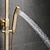 billiga Duschkranar-duschkran,duschsystem regnduschsystem kroppsstrålmassageset handdusch ingår ljudduschmunstycke regndusch antik vintage stil nickelborstad elektropläterad