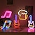 cheap Décor &amp; Night Lights-Beer Neon Signs Light Yellow White Neon Lights Wall Decor for Man Cave Bar Nightclub Beach Store Design Holiday Celebration Party Decor USB&amp;Battery Operated(