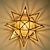 cheap Ceiling Lights-LED Ceilling Light Brass Moravian Star Lamp Flush Mount Colloid Lamp Seed Glass Shade Boho Moroccan Ceiling Lamp Kitchen Entrance