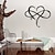 cheap Wall Sculptures-Infinity Heart Wall Decor, Unique Infinity Heart Metal Art Wall Decor Love Sign Steel Wall Plaques Bedroom Ornaments for Home Wedding Decor, Room Living Room Decoration
