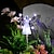 preiswerte Bodenlichter-Solar-LED-Engelsgartenleuchten Rasenlicht im Freien wasserdichte Lampe Villa Hinterhof Park Passage Weihnachten Hochzeit Landschaft Dekoration Lichter