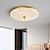 baratos Luzes de teto e ventiladores-50 cm projeto ilha luzes de teto cobre moderno 220-240v