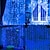 זול חוט נורות לד-אורות חלון חג המולד בחוץ 3x3m-300led תקע 8 מצבים אור וילון 9 צבעים שלט רחוק חלון תליית קיר אור לבן חם rgb לקישוטי חג המולד חדר שינה מסיבת חתונה גן מקורה