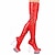 Χαμηλού Κόστους Μπότες Χορού-γυναικείες μπότες χορού pole dancing παπούτσια απόδοση διαφανές στιλέτο μπότες πάνω από το γόνατο μπότες πλατφόρμα με κορδόνια λεπτή ψηλοτάκουνα φερμουάρ με στρογγυλή μύτη για ενήλικες μαύρο ροζ ροζ ανοιχτό κόκκινο