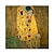 Недорогие Известные картины-Mintura портрет ручной работы Адель Блох-Бауэр картина маслом на холсте настенное художественное украшение Густав Климт знаменитая картина для домашнего декора свернутая бескаркасная нерастянутая