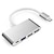 ราคาถูก ฮับและสวิตช์ USB-LENTION USB 3.1 USB C ฮับ 4 พอร์ต ความเร็วสูง ฮับ ​​USB กับ PD 3.0 USB3.0*3 การจ่ายพลังงาน สำหรับ คอมพิวเตอร์แล็ปท็อป สมาร์ทโฟน Macbook