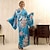 levne Kimona-Dámské Yukata Župan Kimono Japonské tradiční Plesová maškaráda Dospělí Kimonský kabát Párty