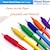 abordables Fournitures de bureau-100 pcs porte-crayons en mousse de 11 anneaux pour enfants et adultes écriture manuscrite 12 couleurs porte-stylos pour soulager la fatigue des doigts, cadeau de retour à l&#039;école
