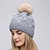 cheap Women&#039;s Hats-new women&#039;s wool knitted hat autumn and winter warm wool ball cap thickened wild face-lift travel hat