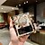 levne Samsung Case-telefon Carcasă Pro Samsung Galaxy Zadní kryt Pouzdro typu flip Z Flip 4 Z Flip 3 Přenosná S kamínky Pouzdro s prstenem Grafika Srdce Třpytivý PC Kov