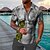 cheap Men&#039;s 3D Zipper Polo-Men&#039;s Polo Shirt Golf Shirt Muscle Turndown Dark Gray+Red Black Blue Green Beige 3D Print Outdoor Street Short Sleeves Zipper Print Clothing Apparel Fashion Designer Casual Breathable