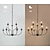 billiga Ljusdesign-73 cm enkel design ljuskrona metall minimålade finish traditionella / klassiska country 220-240v